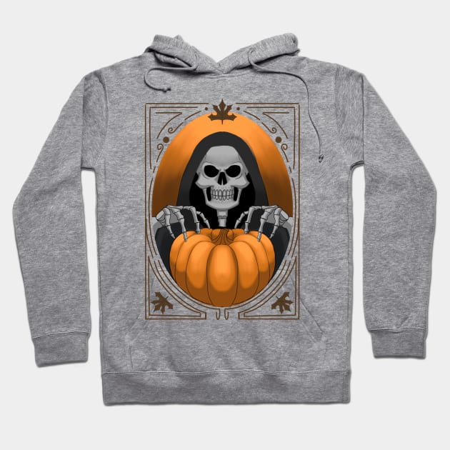 Deathly Pumpkin Hoodie by Wolfy's Studio